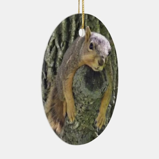 Funny Squirrel Weihnachtsschmuck (Rechts)