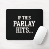 Funny Srts Betting Design For Men Women Srts Gambl Mousepad (Mit Mouse)