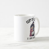 Funny St. Joseph Cup of Joe Niedlich katholisch Kaffeetasse (VorderseiteRechts)