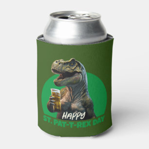 Funny St. Pat-T-Rex Celebration Bierliebhaber Dino Dosenkühler