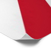 Funny St. Patrick Flag Britisches irisches Kleebla Poster (Ecke)