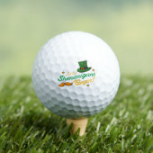 Funny St. Patrick’s Day Design for Golf Buddies Golfball (Insitu T-Shirt)