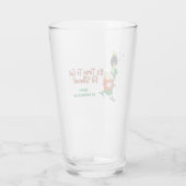 Funny St. Patrick's Day Beer Glass Glas (Rückseite)