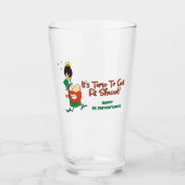 Funny St. Patrick's Day Beer Glass Glas (Vorderseite)