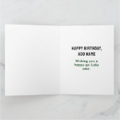 Funny St. Patrick's Day Birthday Card Karte (Innenseite)
