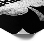 Funny St Patricks Day Bruh Meme Kleeblatt Teens Bo Poster (Ecke)