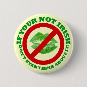 Funny St Patrick's Day Button