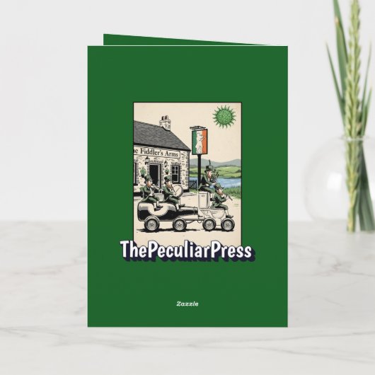 Funny St Patrick's Day Card Karte (Rückseite)