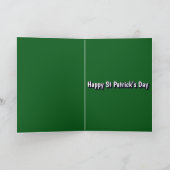 Funny St Patrick's Day Card Karte (Innenseite)