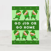 Funny St. Patrick's Day Card Karte (Vorderseite)