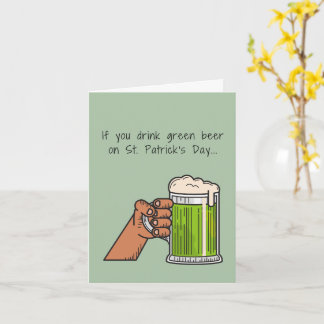 Funny St. Patrick's Day Card Karte