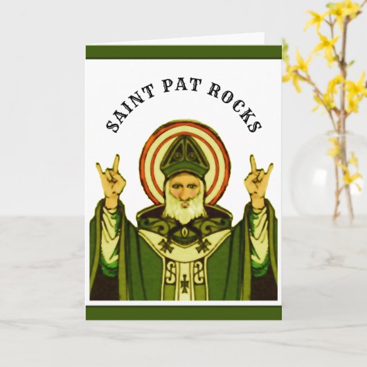 Funny St. Patrick's Day Card Karte (Gelbe Blume)