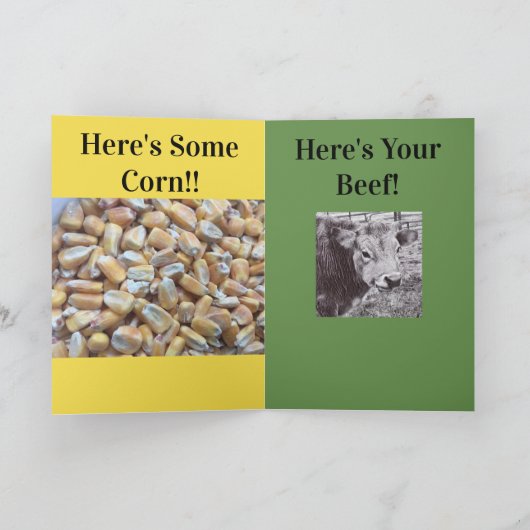 FUNNY ST PATRICK'S DAY CARD KARTE (Innenseite)