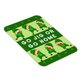 Funny St. Patrick's Day Card Magnet (Rechte Seite)