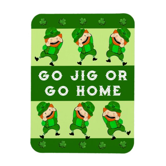 Funny St. Patrick's Day Card Magnet (Vertikal)
