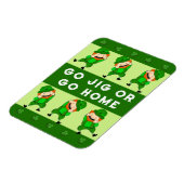 Funny St. Patrick's Day Card Magnet (Linke Seite)