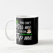 Funny St Patricks Day Coffee Kellnerin Kellnertipp Kaffeetasse (Links)