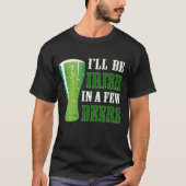 Funny St. Patrick's Day Drinking Beers Green Irish T-Shirt (Vorderseite)