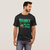 Funny St Patricks Day Drinks gut mit Ot T-Shirt (Vorne ganz)