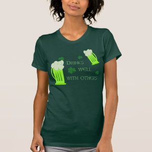Funny St Patricks Day Drinks Gut Shirt