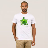 Funny St Patrick's Day Froggies & Text T-Shirt (Vorne ganz)