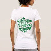 Funny St. Patrick's Day funny Tractor T-Shirt (Rückseite)