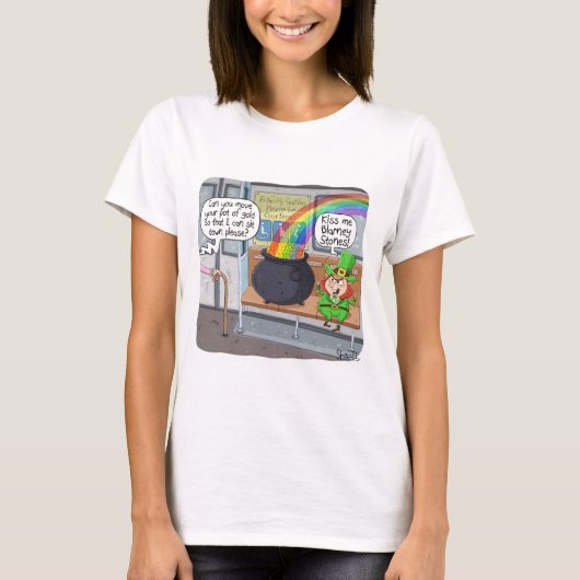 Funny St. Patrick's Day Gift or Card - Leprechaun T-Shirt (Vorderseite)