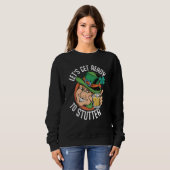 Funny St Patrick's Day Gnome Lasse Bereit 1 Sweatshirt (Vorne ganz)