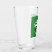 Funny St. Patrick's Day Irish and Smiling Dog Glas (Rechts)