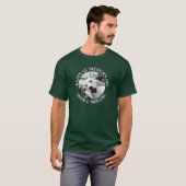 Funny St. Patrick's Day Irish and Smiling Dog T-Shirt (Vorne ganz)