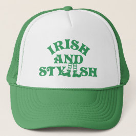 Funny St Patricks Day Irish and Stylish Group Truckerkappe