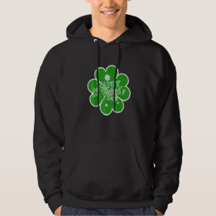 Funny St Patricks Day Irish Green Buffalo Kariert Hoodie