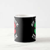 Funny St Patricks Day Irish Italian O'talian Kaffeetasse (Mittel)