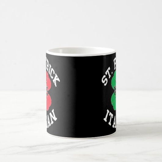 Funny St Patricks Day Irish Italian O'talian Kaffeetasse (Mittel)