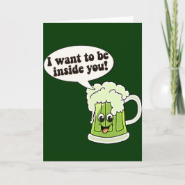 Funny St Patricks Day Irish Karte
