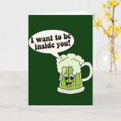 Funny St Patricks Day Irish Karte (Gelbe Blume)