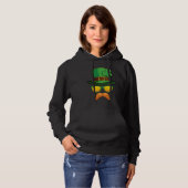 Funny St Patrick's Day Irish Leprechaun Men Boys Hoodie (Vorne ganz)