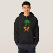 Funny St Patrick's Day Irish Leprechaun Men Boys Hoodie (Vorne ganz)