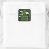 Funny St. Patrick's Day Irish Pirate Skull Sticker (Tasche)