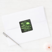 Funny St. Patrick's Day Irish Pirate Skull Sticker (Umschlag)