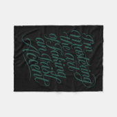 Funny St. Patricks Day Irish Pride Kleeblatt Luck Fleecedecke (Vorderseite (Horizontal))