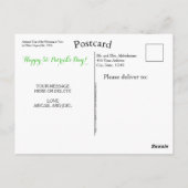 Funny St Patrick's Day Irish Top of the Morning Postkarte (Rückseite)