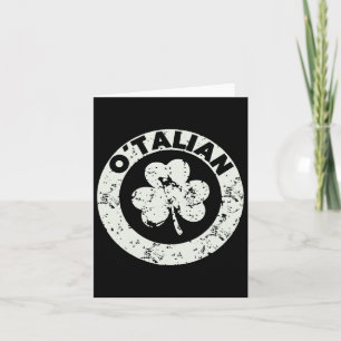 Funny St. Patricks Day Italian Irish Relationshi Karte