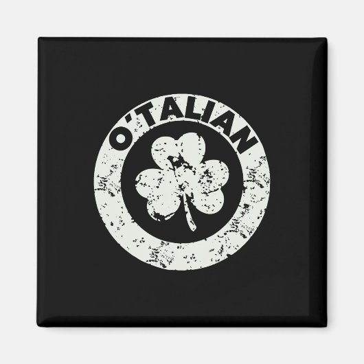 Funny St. Patricks Day Italian Irish Relationshi Magnet (Vorne)