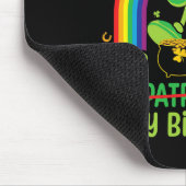 Funny St Patrick's Day its My Birthday Kleeblatt R Mousepad (Ecke)