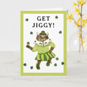 Funny St. Patrick's Day Karte (Gelbe Blume)