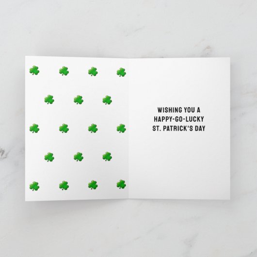 Funny St. Patrick's Day Karte (Innenseite)
