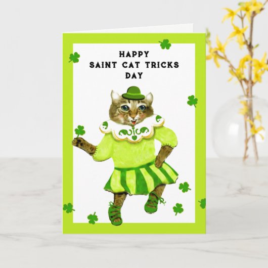 Funny St. Patrick's Day Karte (Gelbe Blume)