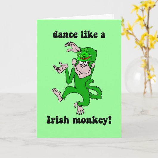 Funny St Patricks Day Karte (Gelbe Blume)