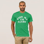 Funny St Patricks Day Kiss Me I'm Lucky Group T-Shirt (Vorne ganz)
